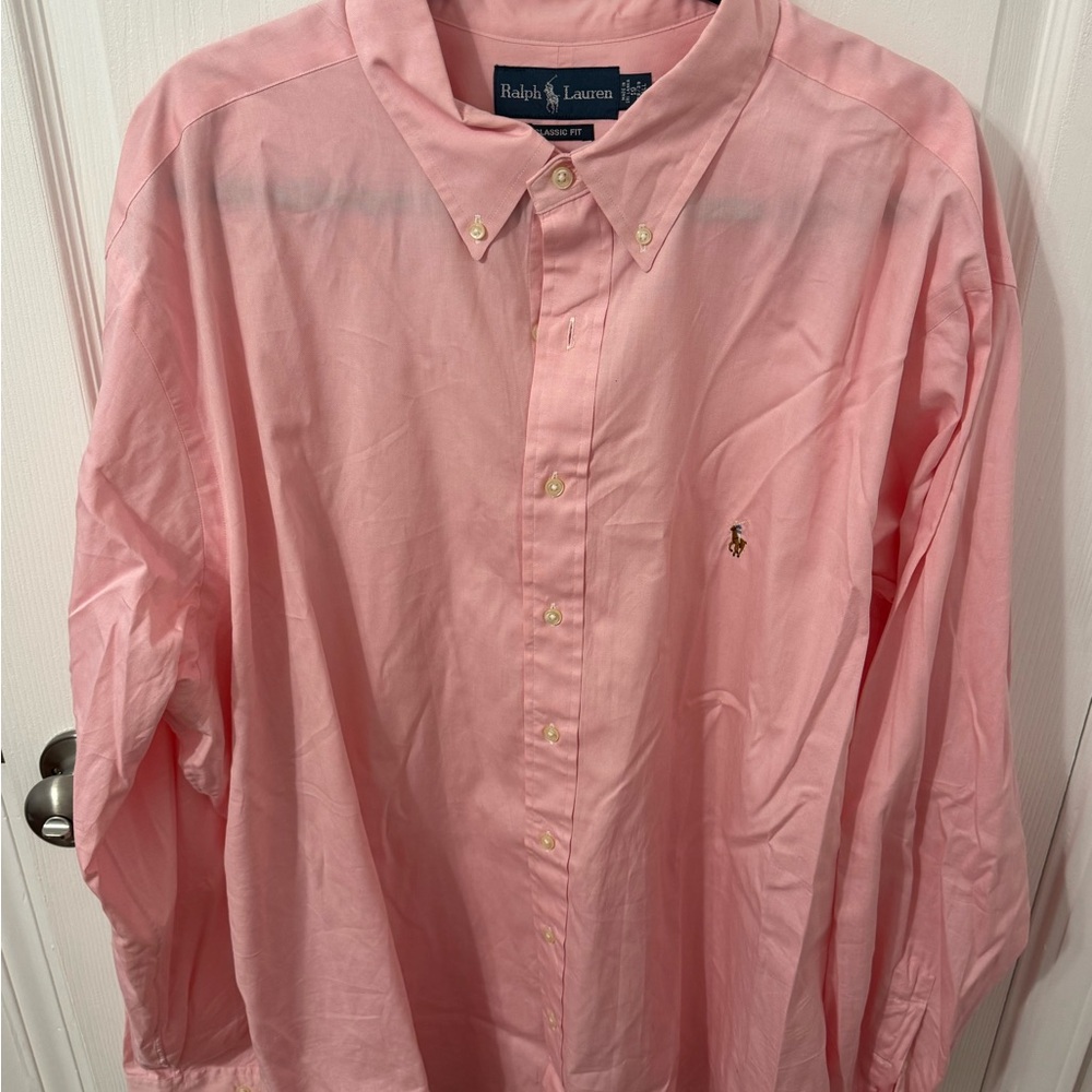 Ralph Lauren Men's Button-Down Shirt in Pink